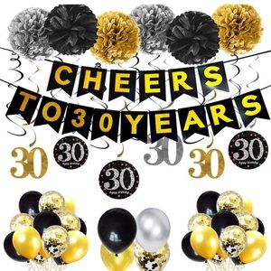 NIP 30th Birthday Party Decor